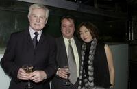 Derek Jacobi, Joseph and his wife at the Sydney premiere of "Hollow Crown".