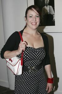 Sacha Horler at the opening night of "Boy Gets Girl."