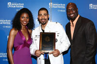 Denise Boutte, Mel Jackson and Richard T. Jones at the 12th Annual American Black Film Festival Closing Film "The Black List."