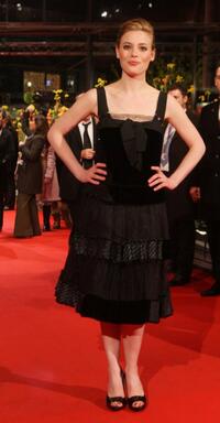 Gillian Jacobs at the premiere of "Gardens Of The Night" during the 58th Berlinale Film Festival.