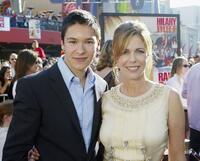 Oliver James and Rita Wilson at the premiere of "Raise Your Voice."