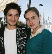 Craig Horner and Victoria Thaine at the "Two Twisted" TV series launch luncheon.