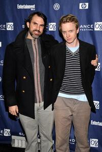 Paul Schneider and David Hornsby at the premiere of "Pretty Bird."