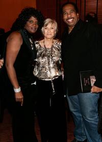 Anna Maria Horsford, Cloris Leachman and Leslie David Baker at the celebration for Cloris Leachman's 60 years in show business.