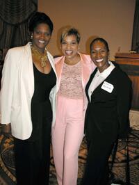 Anna Maria Horsford, Rolonda Watts and Lola Blank at the Paramount's Power Breakfast with Sherry Lansing.