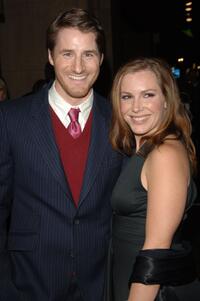 Sam Jaeger and his wife Amber at the premiere of "Catch And Release."