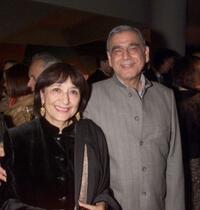 Madhur Jaffrey and director Ismail Merchant at the Festival of India Diaspora.