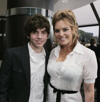 Carter Jenkins and Sandra Taylor at the premiere of "Keeping up with the Steins."