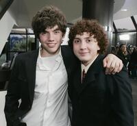 Carter Jenkins and Daryl Sabara at the premiere of "Keeping up with the Steins."