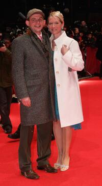 Dominique Horwitz and Anna Wittig at the opening night of the 56th Berlin International Film Festival.