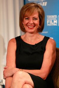 Allison Janney at the "Juno' press conference during the Toronto International Film Festival 2007.