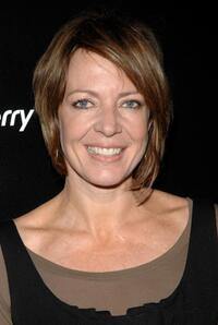 Allison Janney at Verizon's launch of the new Blackberry Pearl 8130 Smartphone.
