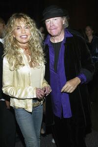 Dyan Cannon and Henry Jaglom at the premiere of "Going Shopping."