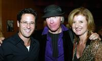 Rob Morrow, Henry Jaglom and Arianna Huffington at the after party of the premiere of "Going Shopping."