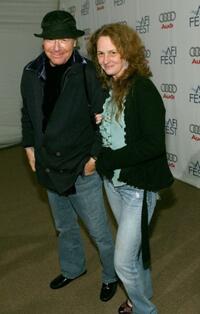 Henry Jaglom and Melissa Leo at the world premiere of "Hollywood Dreams" during the AFI FEST 2006.