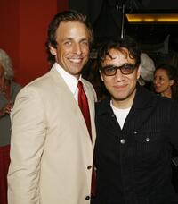 Seth Meyers and Fred Armisen at the premiere of "Hot Rod."