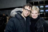 Fred Armisen and Martha Plimpton at the Museum of Television & Radio for the Showtime Networks Preview of "Huff Season 2."