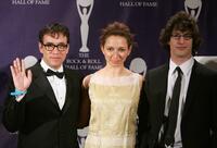 Fred Armisen, Maya Rudolph and Andy Samberg at the 22nd Annual Rock And Roll Hall Of Fame Induction Ceremony.