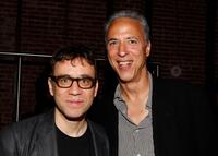 Fred Armisen and Steven A. Jones at the after party of the Gen Art Screening of "The Promotion."