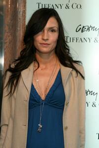 Famke Janssen at the launch of Frank Gehry's premier collection.