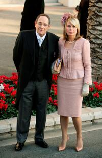 Robert Hossein and Candice Patou at the Monaco National Day Celebration.