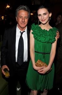 Dustin Hoffman and Liane Balaban at the premiere of "Last Chance Harvey."