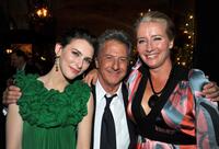 Liane Balaban, Dustin Hoffman and Emma Thompson at the premiere of "Last Chance Harvey."