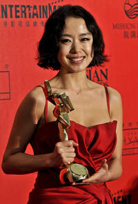 Jeon Do-yeon at the Asian Film Awards 2008 in Hong Kong.