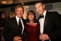 Harrison Ford, Karen Allen and Igor Jijikine at the "Indiana Jones and the Kingdom of the Crystal Skull" party during the 61st Cannes Film Festival.