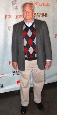 Peter Jason at the premiere of "Justified."