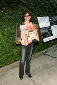 Brooke Adams at the 40 Fabulous Faces art exhibit.