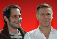Moritz Bleibtreu and Bryan Adams at the Audi A4 Private Night With Bryan Adams.