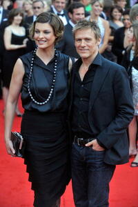 Linda Evangelista and Bryan Adams at the 2008 Canada's Walk of Fame.