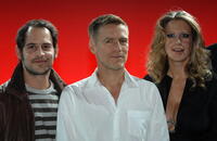 Moritz Bleibtreu, Bryan Adams and Barbara Schoeneberger at the "Audi A4 Private Night."