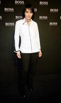 Joan Jett at the Boss Black Spring/Summer 2008 collection show.