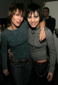 Sally Hershber and Joan Jett at the Shagg Downtown launch party.