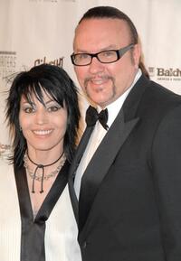 Joan Jett and Desmond Child at the 39th annual Songwriters Hall of Fame Awards Dinner.