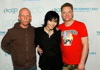 Vince Clarke, Joan Jett and Andy Bell at the launch party for MTV Network's LOGO Channel.