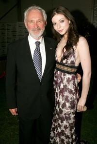 Norman Jewison and Michelle Trachtenbergt at the Cocktails and Tribute Dinner held during the Sarasota Film Festival.