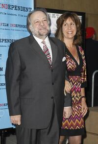 Ricky Jay and Chrisann Verges at the premiere of "Redbelt."