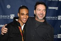 Eugene Jones and director Alan Ball at the premiere of "Towelhead" during the 2008 Sundance Film Festival.