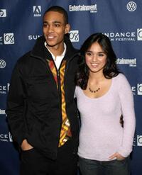 Eugene Jones and Summer Bishil at the premiere of "Towelhead" during the 2008 Sundance Film Festival.