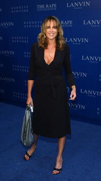 Michelle Johnson at the Lanvin Fashion Show benefiting the Rape Foundation.