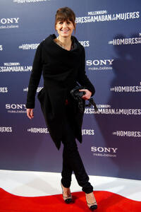 Arly Jover at the Madrid premiere of "The Girl With The Dragon Tatoo."