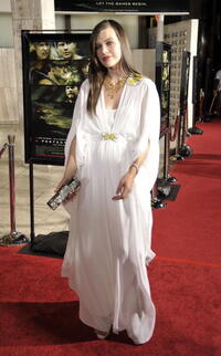 Milla Jovovich at the California premiere of "A Perfect Getaway."