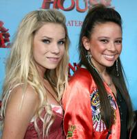 Emma Degerstedt and Malese Jow at the premiere of "Monster House."