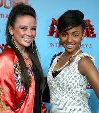 Malese Jow and Chelsea Tavares at the premiere of "Monster House."