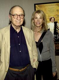 Neil Simon and Elaine Joyce at the special screening of "Being Julia."