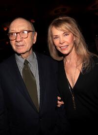 Neil Simon and Elaine Joyce at the after party of the opening night of "November."