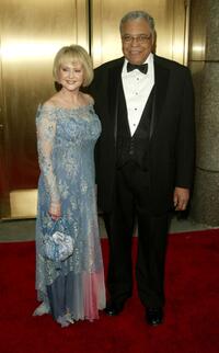 James Earl Jones and his wife Cici Jones at the 59th Annual Tony Awards.
